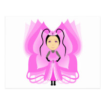 Pezzottaite Butterfly Princess Postcard