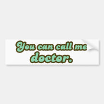 Ph.D. & Med School Graduation Gifts Bumper Sticker