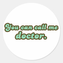 Ph.D. & Med School Graduation Gifts Sticker