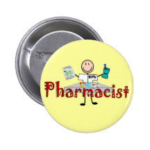Pharmacist Stick Person--Gifts Button