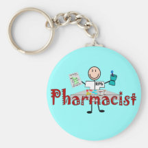 Pharmacist Stick Person--Gifts Key Chains