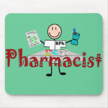 Pharmacist Stick Person--Gifts Mousepad
