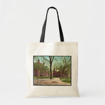 Phelps Hall and Lyceum, Yale College rare Photochr Bags