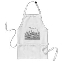 Philadelphia Skyline Apron