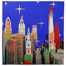 Philadelphia Starry Night Napkins