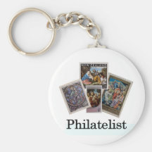 Philatelist 2 key chains