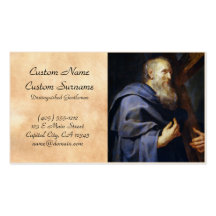 Philip the Apostle Peter Paul Rubens portrait Business Card