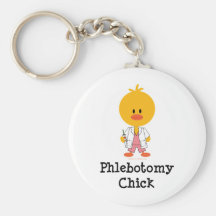 Phlebotomy Chick Keychain