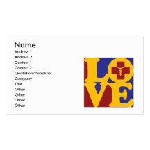 Phlebotomy Love Business Card Template