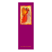 Phoenix bookmark business card template