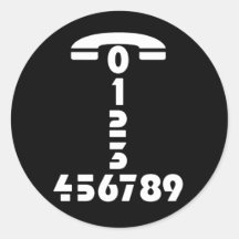 phone number - sticker