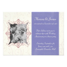 Photo 50th Wedding Anniversary Party Invitations