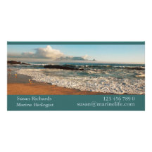 Photo business cards - customisable template photo card template