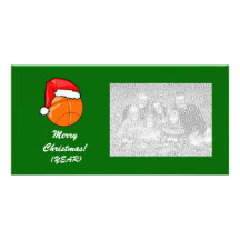Photo Card - Christmas Basketball