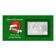 Photo Card - Santa Football