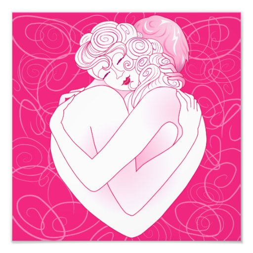 Photo print Love's embrace