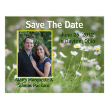 Photo Save The Date Wedding Announcement