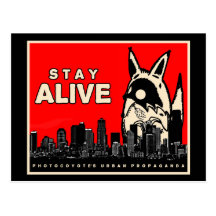 Photocoyote's Urban Propaganda postcard