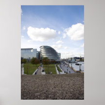 photograph of city hall poster