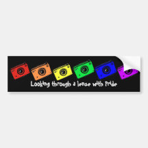 Photographer with Pride Bumper Sticker