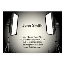 Photographic Lights Business Card Template