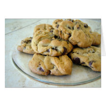 Photolicious Chocolate Chip Cookies Greeting Cards