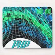 PHP- Blue Green Dome Mousemat