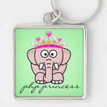 PHP Princess: Women in Open Source Web Development Key Chain