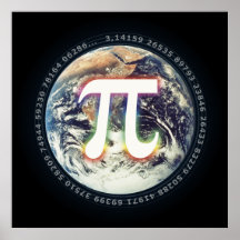 Pi Day on Earth - Math poster