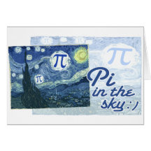 Pi in the Sky Card