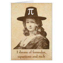 Pi Lady Dreams Card