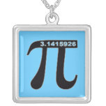 Pi Necklace (Blue)