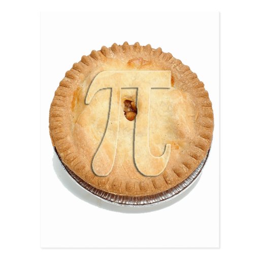 PI PIE CRUST! Cutie Pie - Celebrate Pi Day! π Post Cards