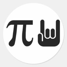 Pi Rocks Sticker