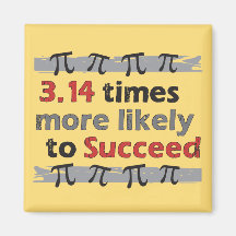 Pi Success Fridge Magnets