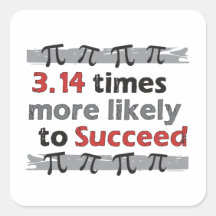Pi Success Sticker