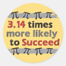 Pi Success Sticker
