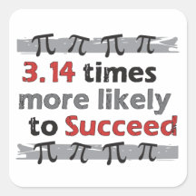 Pi Success Stickers