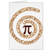 Pi to the Hundredth Decimal Place Greeting Card
