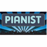 Pianist Marquee Photo Sculptures