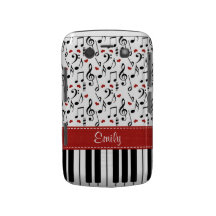 Piano Blackberry Bold Case Cover