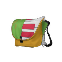 Piano Keys and Music Notes Rickshaw Messenger Bag