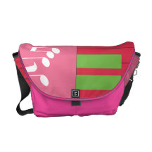 Piano Keys and Music Notes Rickshaw Messenger Bag