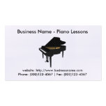 Piano Lessons Business Card: Piano 3D Model