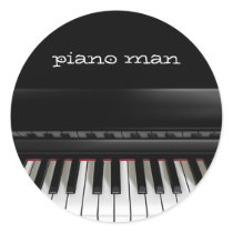 Piano man sticker sheet stickers