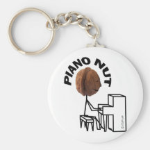 Piano Nut Keychain