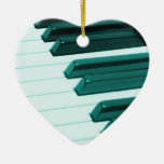 Piano or Organ Keys Christmas Ornament