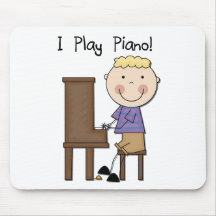Piano Player Tshirts and Gifts Mousepad