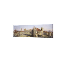 Piazza Castello, Turin, engraved by F. Citterio (c canvas prints