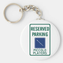 Piccolo Players Parking Key Chains